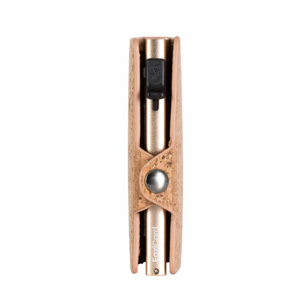 Cork Card Holder – Gold